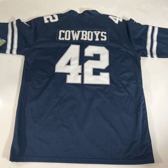 NIKE Dallas Cowboys On Field NFL Jersey Navy #42 Large - Picture 3 of 14